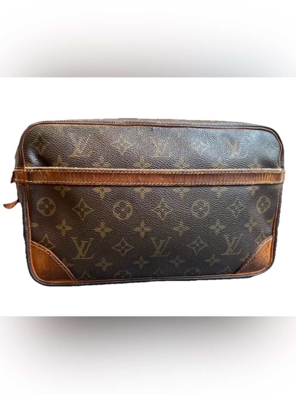 Louis Vuitton Vintage Brown Monogram Canvas Pouch